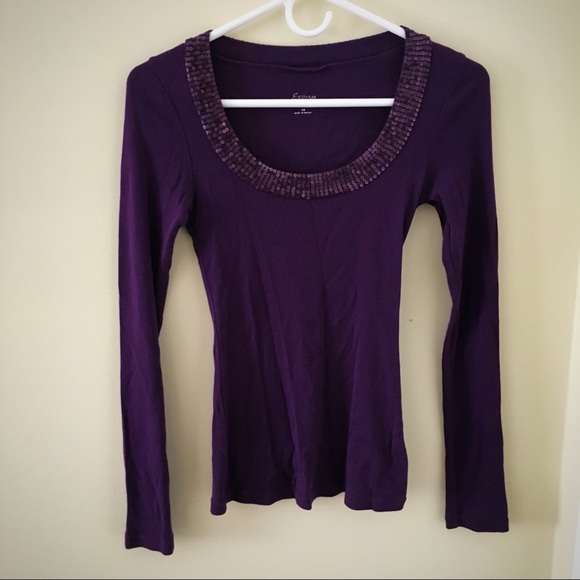 Express scoop neck tee🔮 - Picture 1 of 5